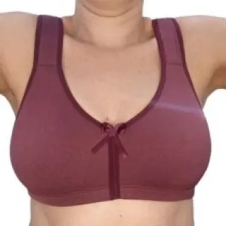 Plus Size Top Conforto Sutiã Super Reforçado com Alças Acolchoadas - Nude
