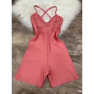 Alcinha Macaquinho Fitness - Costa Nua - ANIMAL PRINT LILÁS