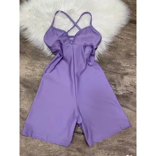 Alcinha Macaquinho Fitness - Costa Nua - ANIMAL PRINT LILÁS