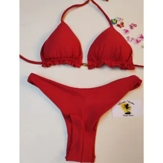 Saia de biquíni com 3 peças - Compre online na Raryel - Amarelo néon 3 peças