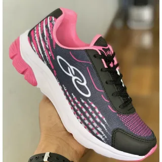 REF 890 Tênis Feminino - Compre online na Raryel - grafite/pink