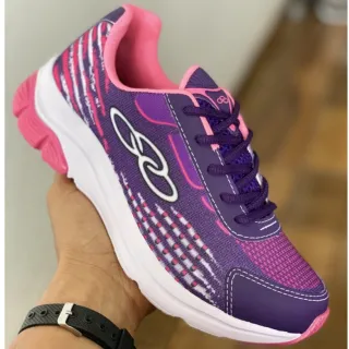 REF 890 Tênis Feminino - Compre online na Raryel - grafite/pink