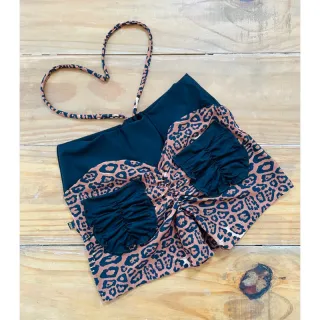 Bolsos Fitness Feminino Empina Bumbum Curto - Salmão