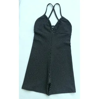 Macaquinho de Academia Feminino Suplex Alcinha Cruzado - Fitness Curto - Ref.002