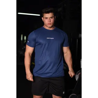 Camiseta Dry Fit Masculino - Esportes Academia Cross Refletivo - chumbo  raglan