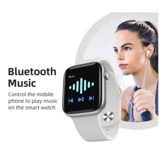 Relógio Inteligente X8 Iwo 13 - Bluetooth, Monitor de Chamada, Cronômetro, Cartão - Rosa