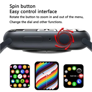 Relógio Inteligente X8 Iwo 13 - Bluetooth, Monitor de Chamada, Cronômetro, Cartão - Rosa
