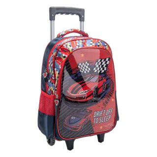 Mochila Escolar Infantil de Rodinhas Menino - Resistente e Impermeável - Dois padrões aleatórios