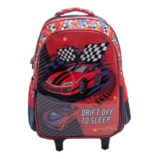 Mochila Escolar Infantil de Rodinhas Menino - Resistente e Impermeável - Dois padrões aleatórios