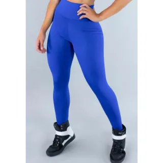 Pronta Entrega Calça Legging Vermelha Suplex Levanta Bumbum Caimento Perfeito - Azul Royal
