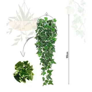 Pendente verde folhagem artificial planta - Hera Verde