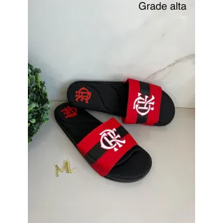 Pronta Entrega Chinelo Slide Flamengo Comfort Masculino Unisex - Preto