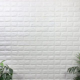 Proteção para Crianças: Kit 10 Peças de Painel 3D Tijolo Autocolante - Único