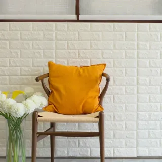 Proteção para Crianças: Kit 10 Peças de Painel 3D Tijolo Autocolante - Único