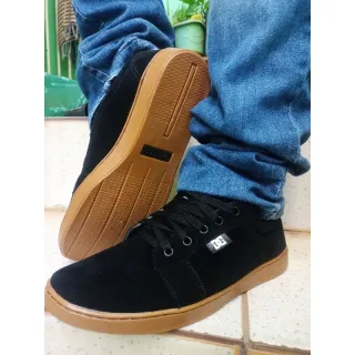 Calçado masculino unissex - Skatista: Tenis Skate com sola braqueada (costurada) - Caramelo (2 die)