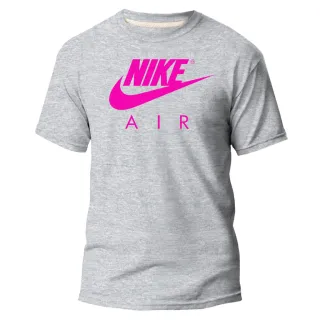 Camiseta Estampa Rosa Nikke NK Varias Cores Masculina e Feminina - Azul rosa