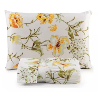 Estampado lençol casal 3 peças - Único