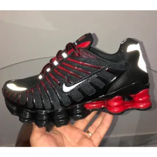 Promoção Tênis Masculino Refletivo com 12 Molas - Vermelho