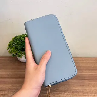 Bolsa de Mão e Carteira Feminina Long com 2 Zíper - Preta