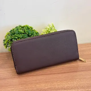 Bolsa de Mão e Carteira Feminina Long com 2 Zíper - Preta