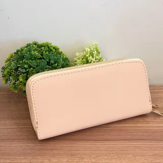 Bolsa de Mão e Carteira Feminina Long com 2 Zíper - Preta