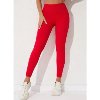 Oferta: Calça Legging Branca Feminina em Malha Cotton Lisa Cós Alto - Cinza