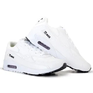 Promoção Tênis Esportivo Unissex Branco Air Box - Confortável e Envio Rápido