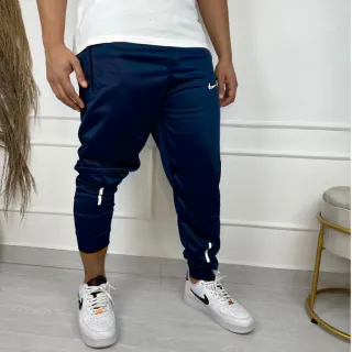 Calça Casual Refletiva Skinny Jogger Dry Fit - Academia e Treino - *Bermuda - Azul Marinho