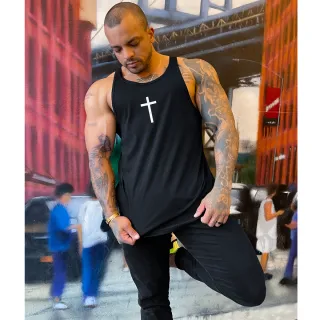 Cavada Regata Masculina em Algodão Bombey Varias Cores - Cruz - Azul Marinho