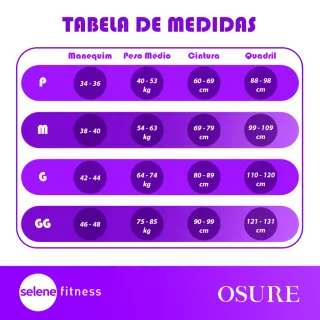 Legging Selene Feminina Cintura Alta Grossa Sem Transparência - Azul Marinho