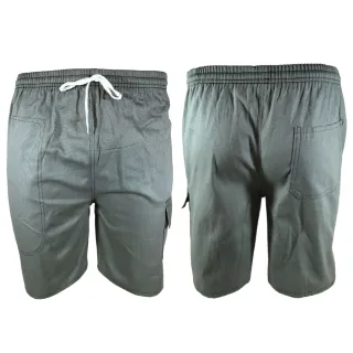 Bermuda Cargo Elástico Masculina - Brin Bermudas Masculinas - Azul-marinho