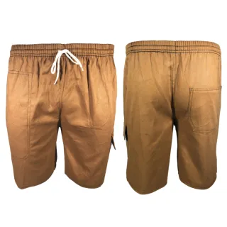 Bermuda Cargo Elástico Masculina - Brin Bermudas Masculinas - Azul-marinho