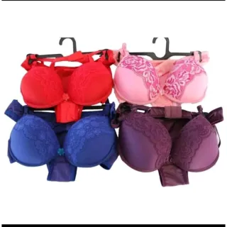 Promoção kit com 10 Conjuntos Lingerie Calcinha + sutiã - G, GG