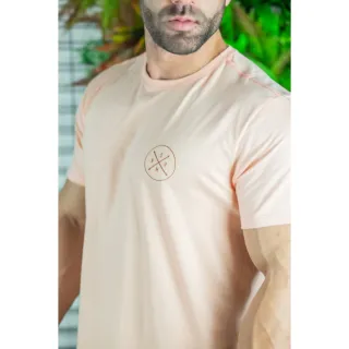 Roupas Masculinas Estampadas 100% Algodão - SRMN Flechas Serumano - Salmão