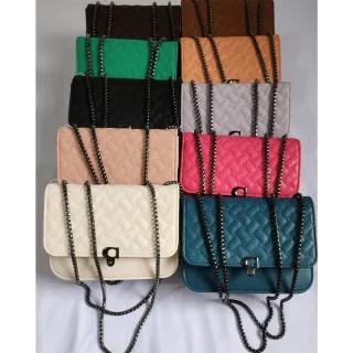 Moda Blogueira: Bolsa Feminina Pequena Festa Balada Alça de Corrente Transversal - DB-426 KHAKI