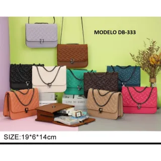 Moda Blogueira: Bolsa Feminina Pequena Festa Balada Alça de Corrente Transversal - DB-426 KHAKI