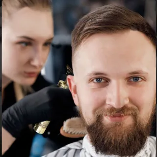 Aparador Profissional Sem Fio - Máquina de Barbear Portátil - Único