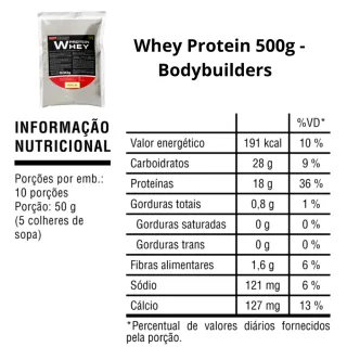 Aumento de Massa Muscular - Kit Whey Protein Concentrado em Blend Proteico 500g + BCAA 4,5 100g + Power Creatina 100g - Chocolate