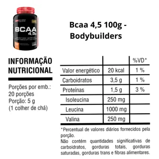 Aumento de Massa Muscular - Kit Blend Proteico 500g + BCAA 4,5 100g + Power Creatina 100g - Baunilha