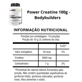 Aumento de Massa Muscular - Kit Blend Proteico 500g + BCAA 4,5 100g + Power Creatina 100g - Baunilha