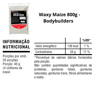 Bodybuilders - Kit Aumento de Massa Muscular: 2x Whey Protein Waxy Whey Pote 900g + BCAA 4,5 100g + Power Creatina 100g - Baunilha e Paçoca