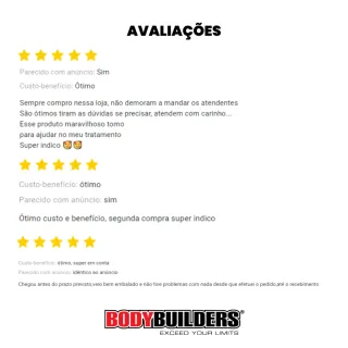 Bodybuilders - Kit Aumento de Massa Muscular: 2x Whey Protein Waxy Whey Pote 900g + BCAA 4,5 100g + Power Creatina 100g - Baunilha e Paçoca