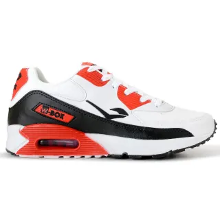 Promoção Tênis Air Box Unissex Branco Vermelho - Confortável e Esportivo - Branco/vermelho