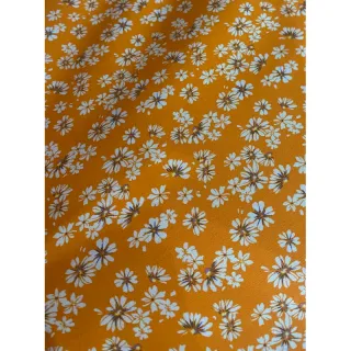 Fenda em saia longa (ENCOMENDA) - Bege Estampado