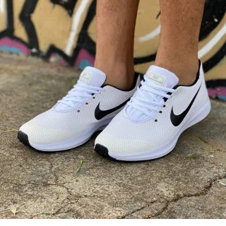 Masculino Fitness Academia Tênis Zoom - Preto/branco