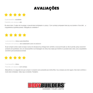 Combo de Suplementos para Aumento de Massa Muscular - Whey Protein, Power Creatina e Coqueteleira - Baunilha