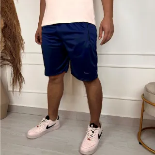 Bermuda Masculina Fitness Street Refletiva - Preto