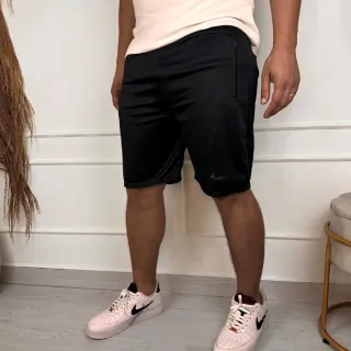 Bermuda Masculina Fitness Street Refletiva - Preto