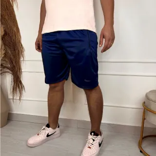 Bermuda Masculina Fitness Street Refletiva - Preto