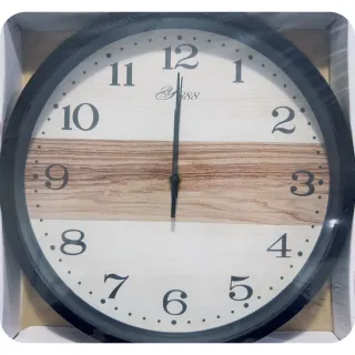 Decoração contemporânea: Relógio de Parede Silencioso para Quarto, Sala, Escritório e Cozinha - Branco 25cm